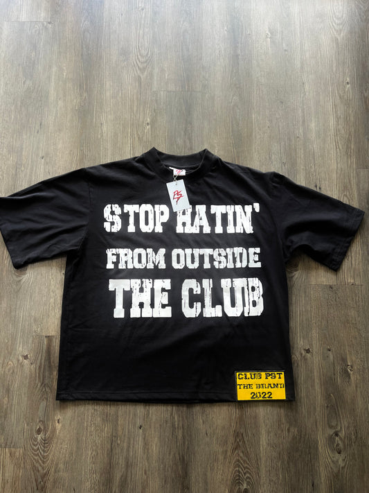 CLUBPST STATMENT TEE ( BLACK )